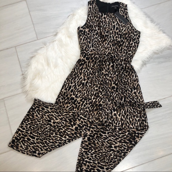 Banana Republic Leopard Wide-Leg Jumpsuit - Picture 2 of 7